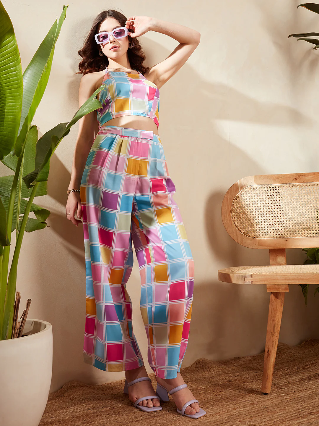 Check Co-ord Set