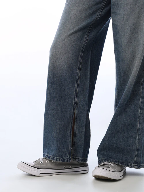 High Waist Straight Jeans