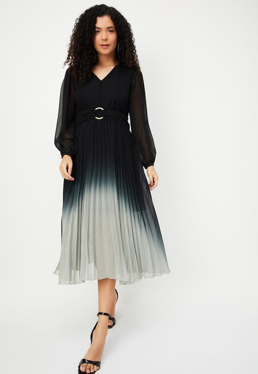 A-Line Midi Dress