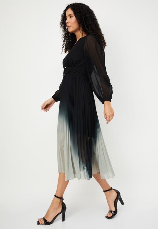 A-Line Midi Dress
