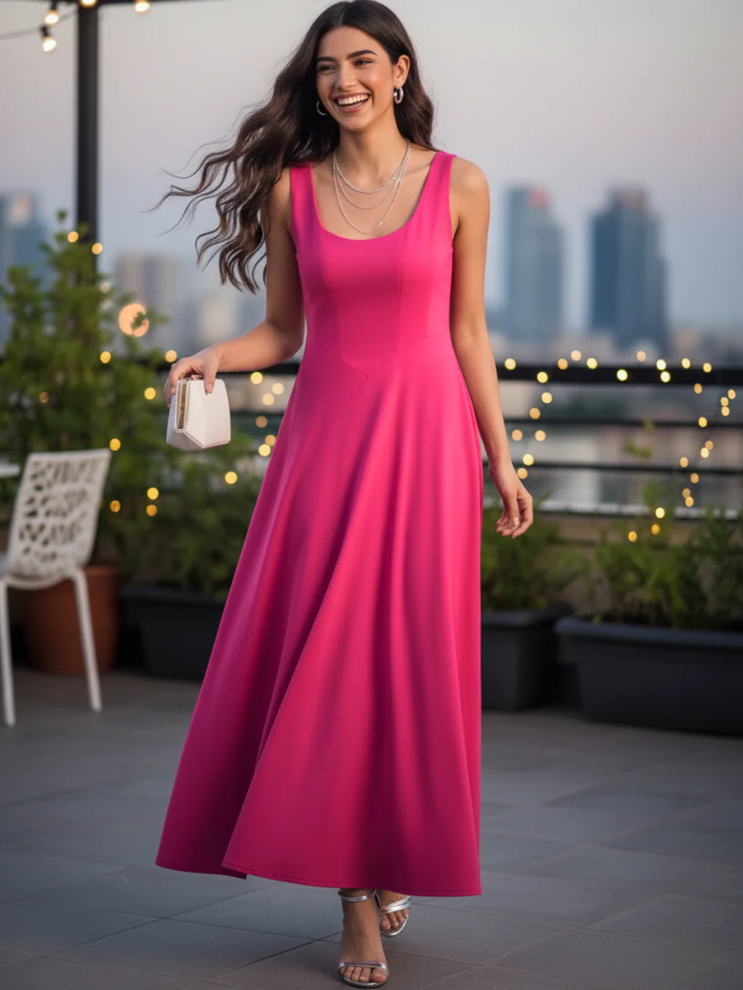 Ruched Party Dress