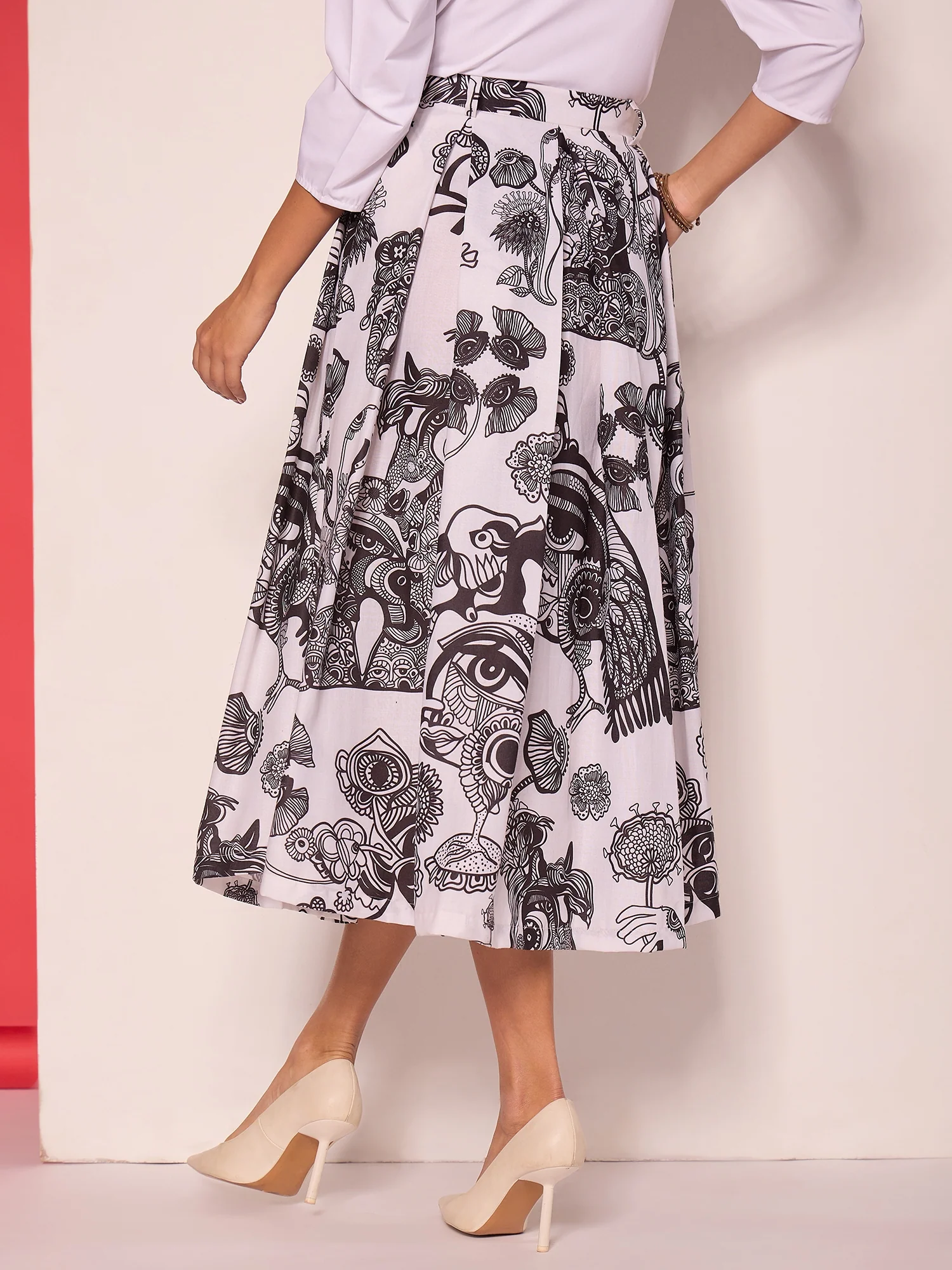 Tiered Ruffle Skirt