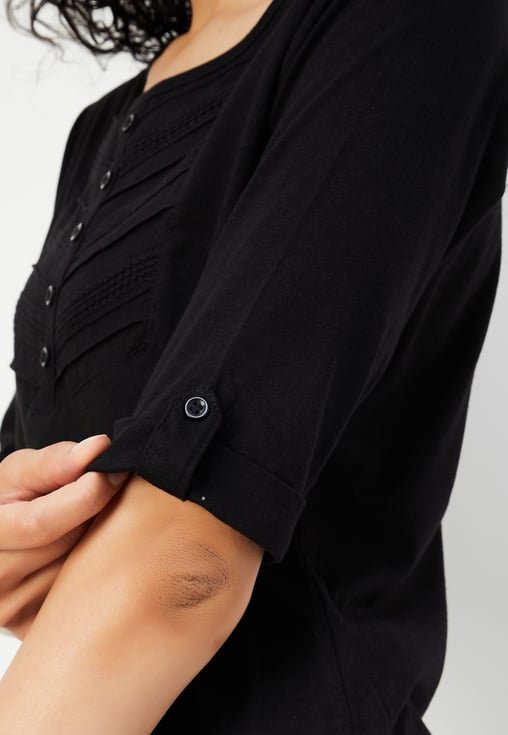 Solid Ribbed Top