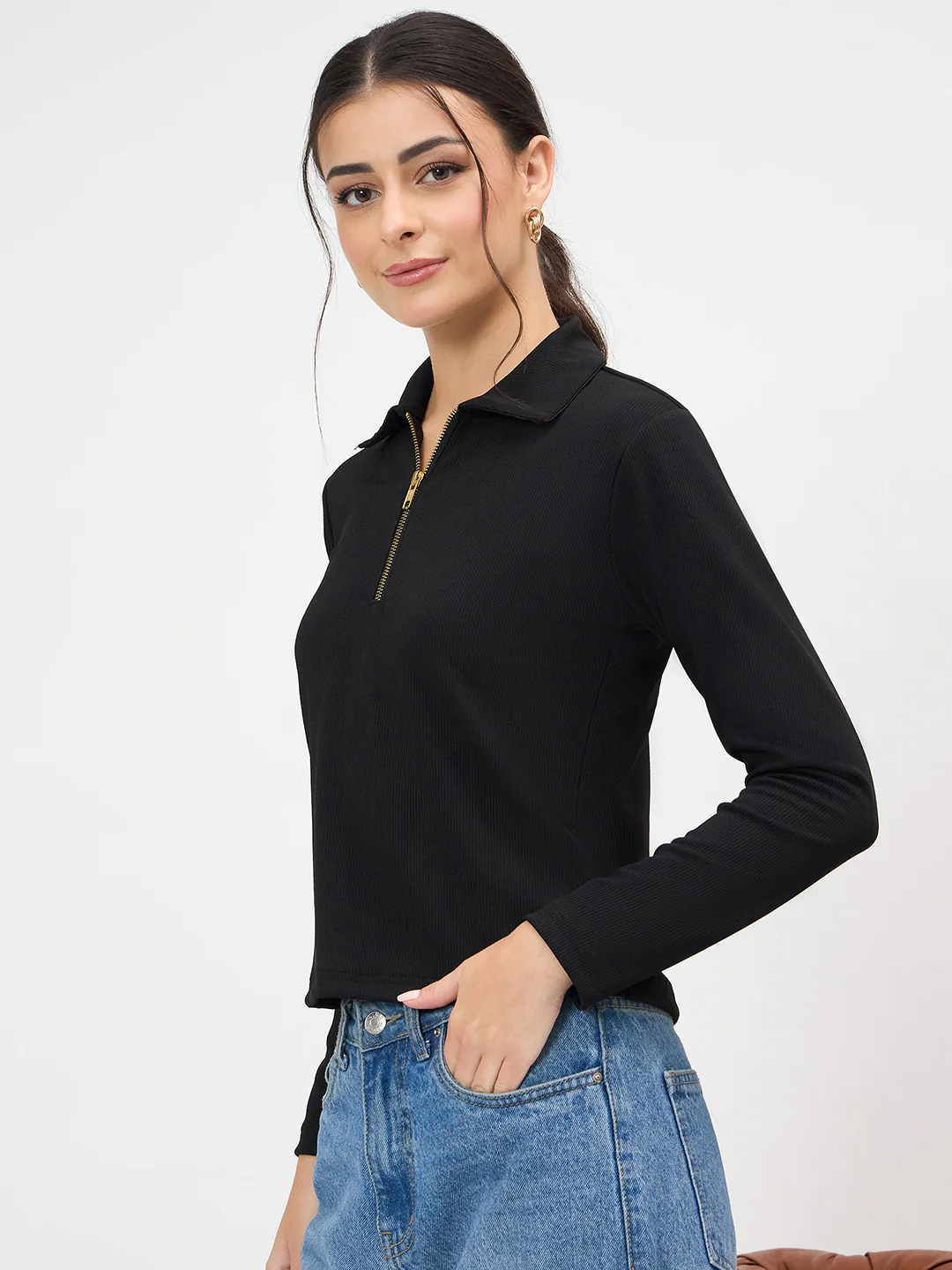Ruched Front Top