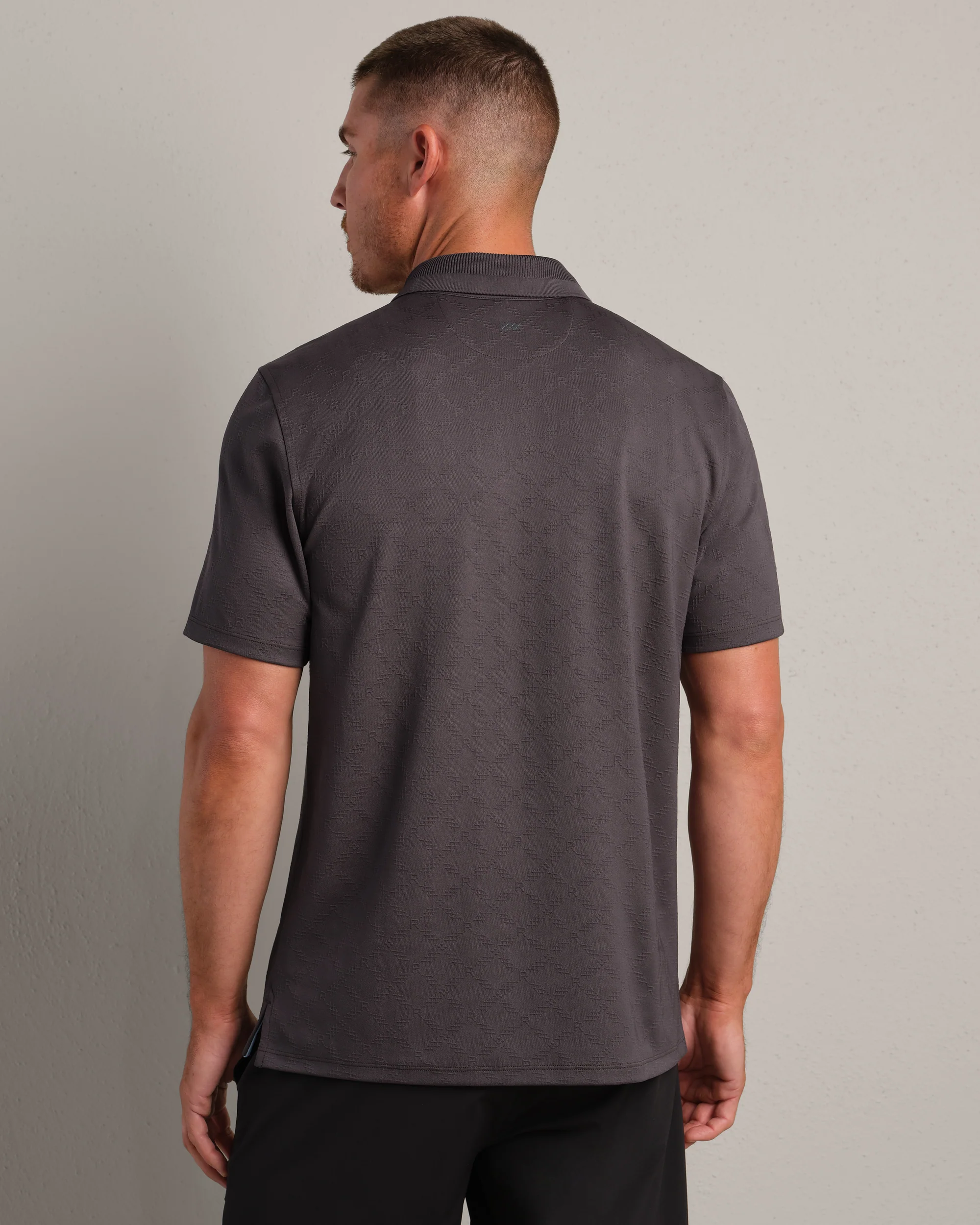 Striped Knit Polo