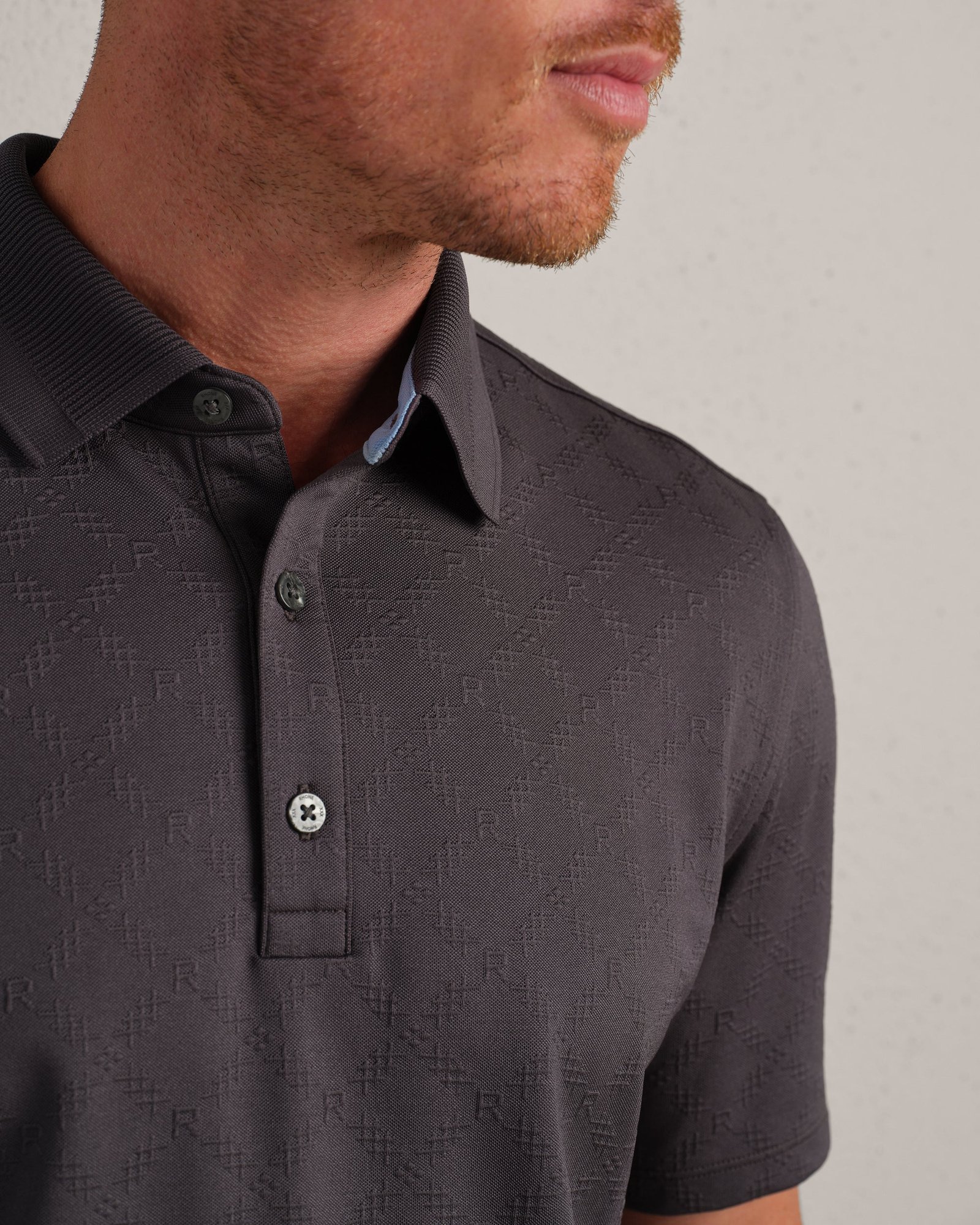 Striped Knit Polo